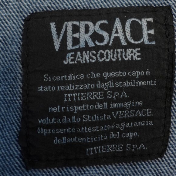 Versace Jeans Couture Ittierre Medium Blue 33"x29" - Picture 6 of 6